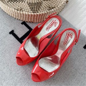 Gucci Patent Leather Wedges